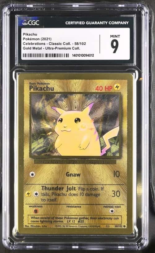 2021 Pokemon Celebrations Ultra Premium Collection Pikachu #58