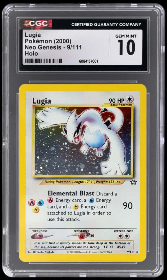 2000 Pokemon Neo Genesis Holo Lugia #9