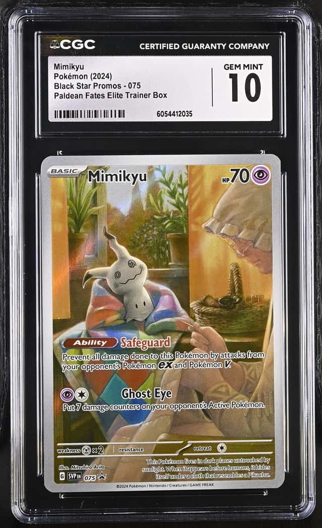 Mimikyu,Paldean fates, Pokemon Card