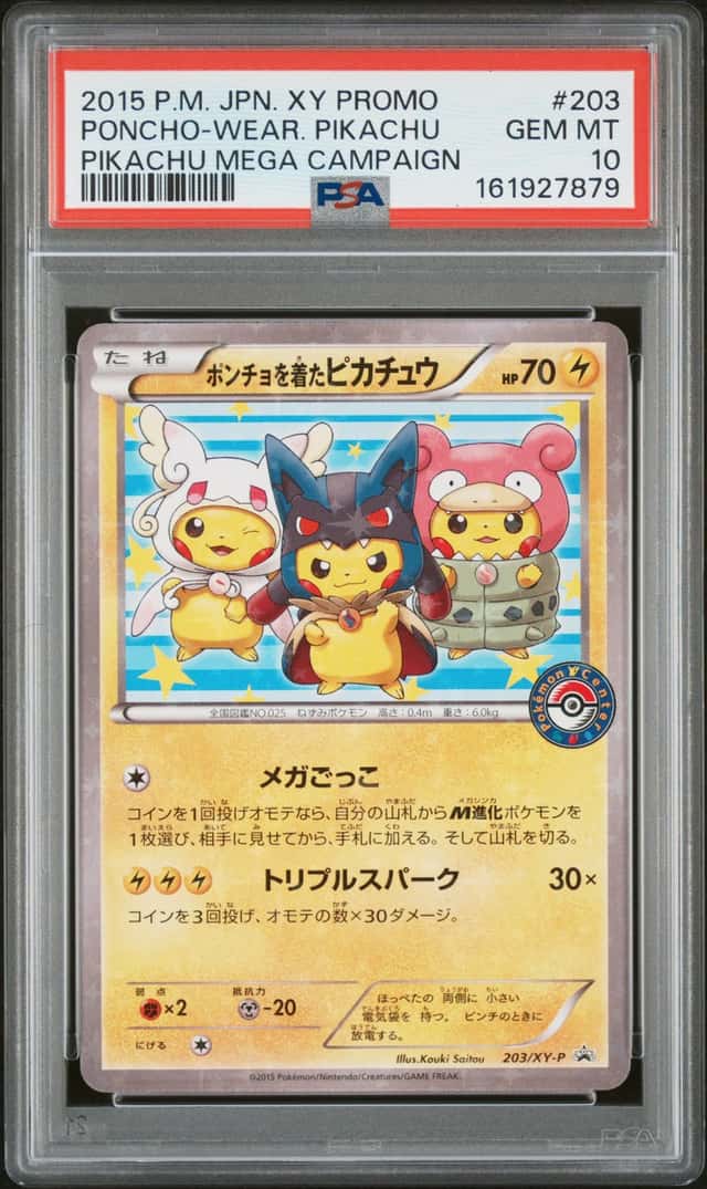 Poncho-Wear Pikachu