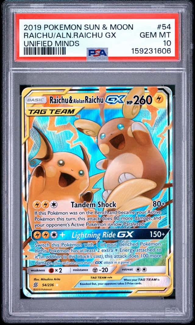 Raichu & Alolan Raichu GX
