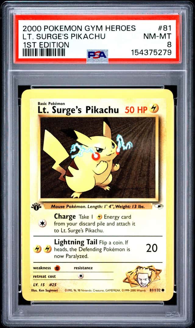 Lt. Surge's Pikachu
