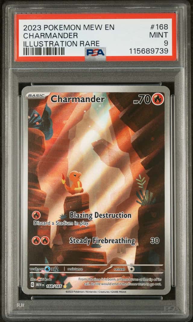 2023 Pokemon Scarlet Violet 151 MEW EN 168 Charmander PSA 9 115689739
