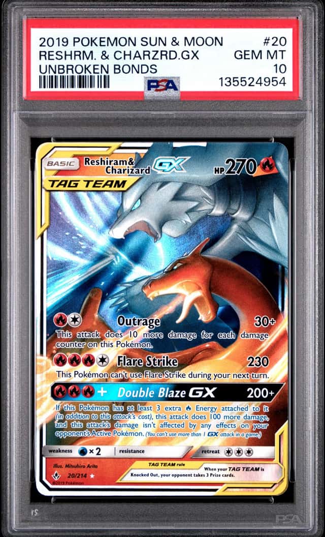 Reshiram & Charizard GX