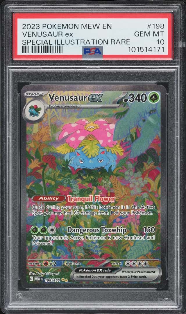2023 Pokemon Scarlet & Violet 151 SIR Venusaur ex #198 PSA 10 GEM MINT