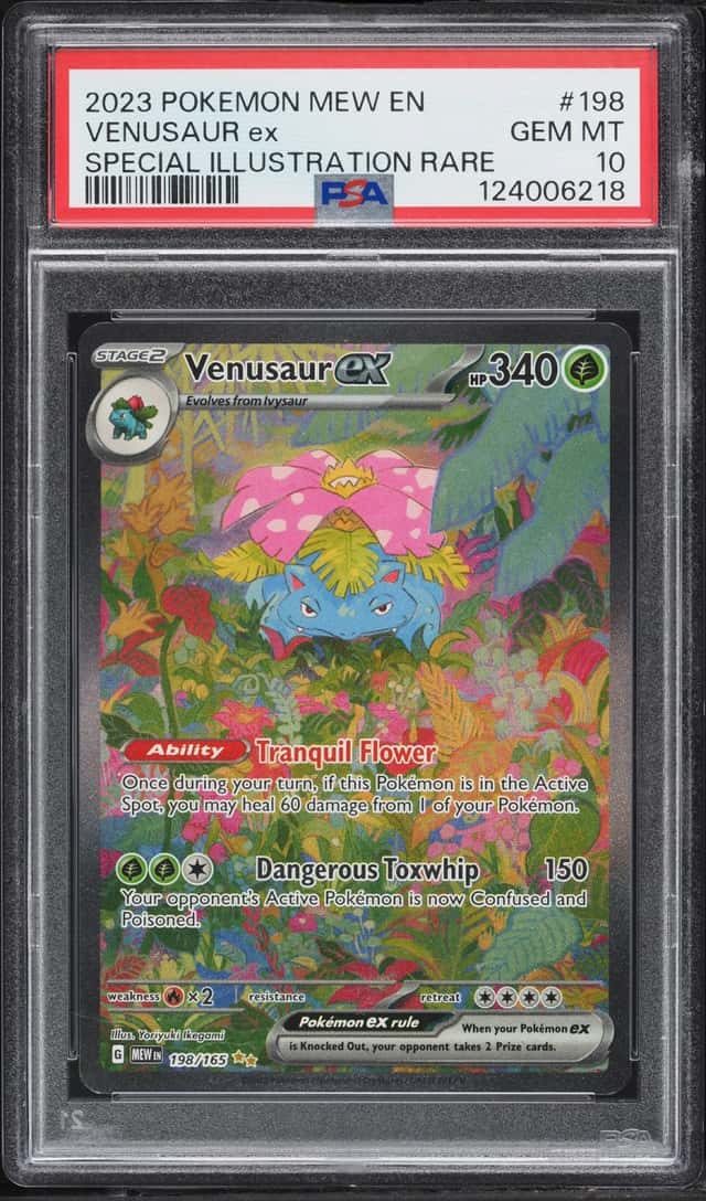 2023 Pokemon Scarlet & Violet 151 SIR Venusaur EX #198 PSA 10 GEM MINT