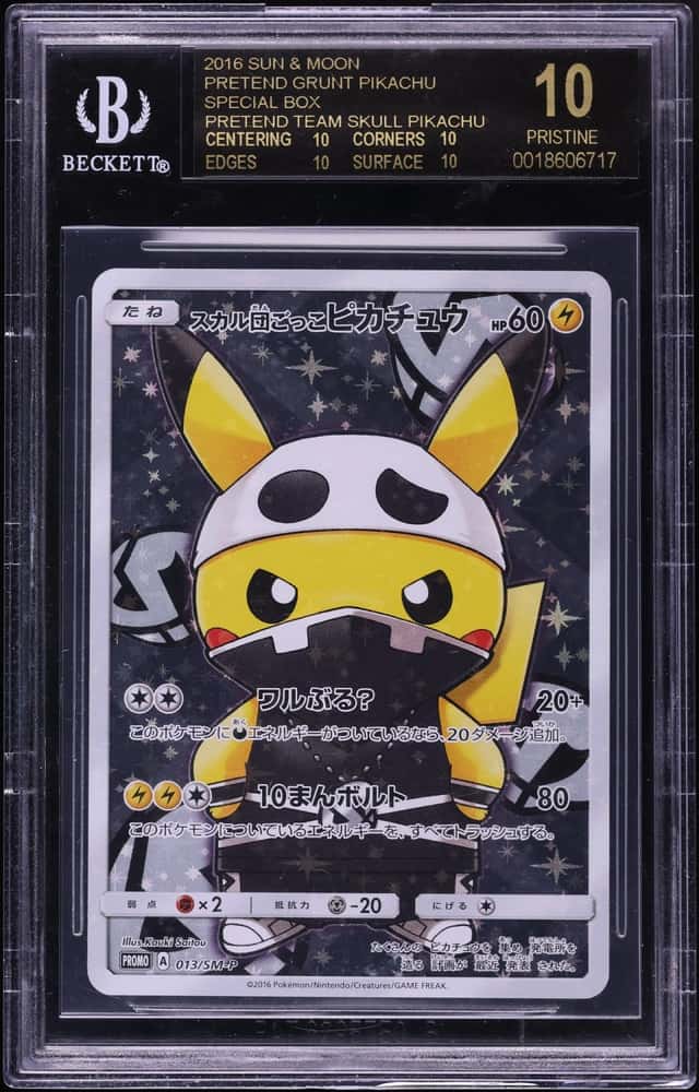 Pretend Team Skull Pikachu