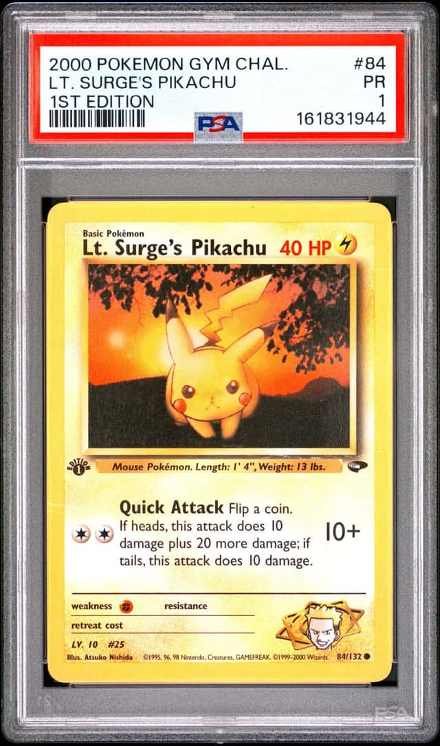 Lt. Surge's Pikachu
