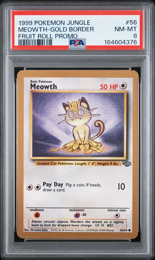 Meowth-Gold Border
