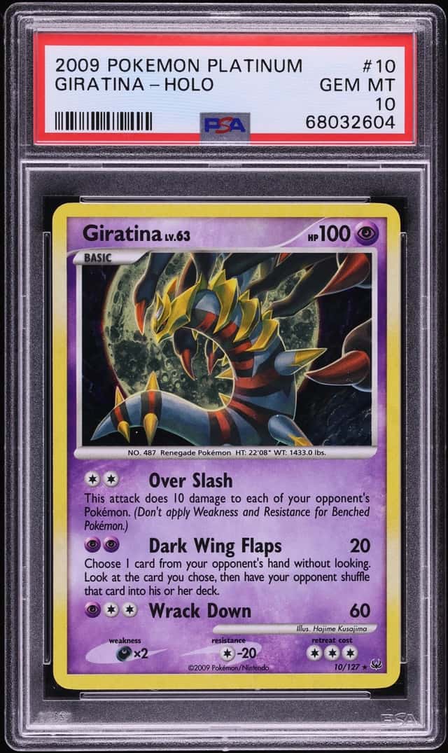 2009 Pokemon Platinum Holo Giratina #10 PSA 10 GEM MINT