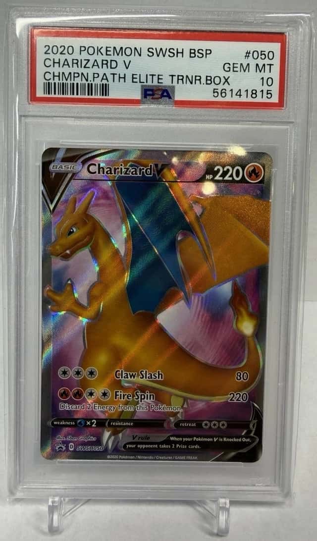 Pokemon Charizard V SWSH050 Sword & Shield Promo Holo 2020 PSA 10