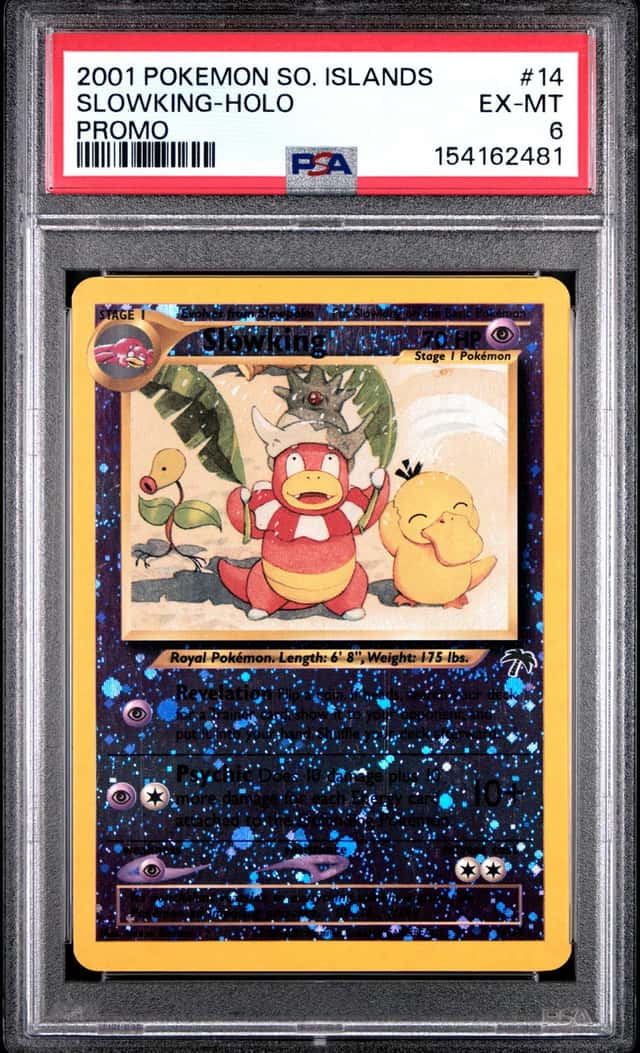 POKEMON SLOWKING 2001 SOUTHERN ISLANDS PROMO #14 HOLO PSA 6