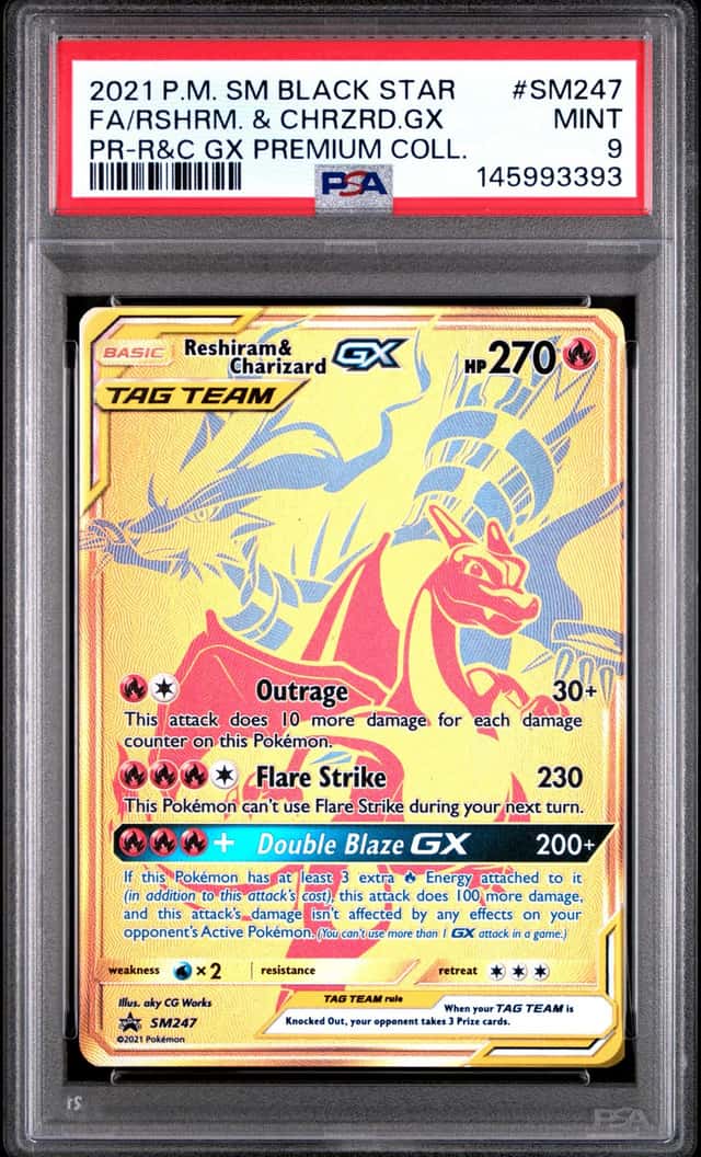 Reshiram & Charizard GX