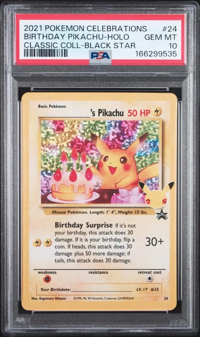 _____'s Pikachu STAMP [25th Anniversary] TEXTURED CONFETTI HOLO