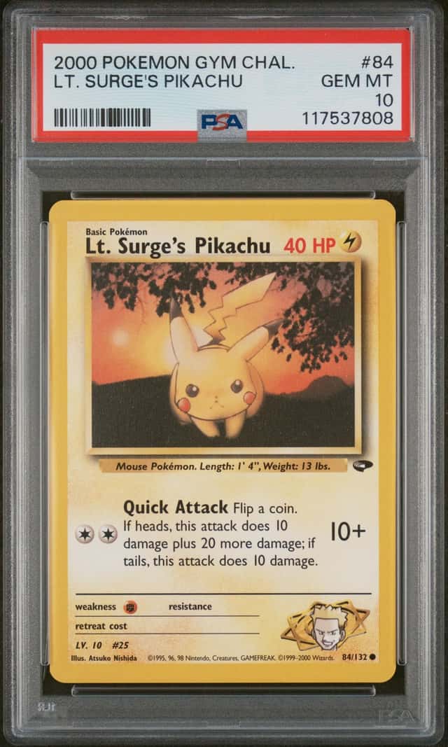Lt. Surge's Pikachu