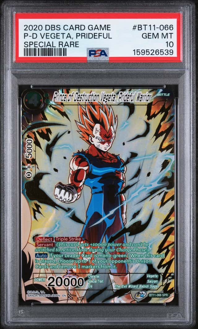 P-D Vegeta, Prideful