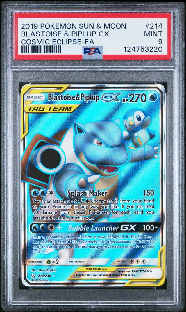 Blastoise & Piplup GX