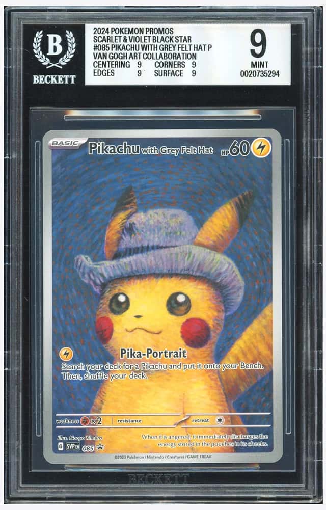 Pikachu/Grey Felt Hat