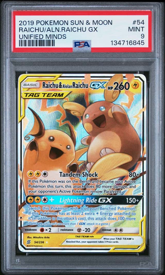 Raichu & Alolan Raichu GX