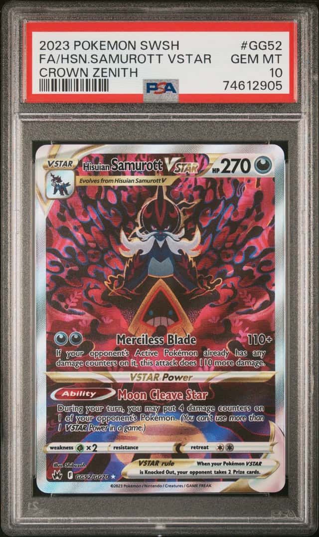Hisuian Samurott VSTAR