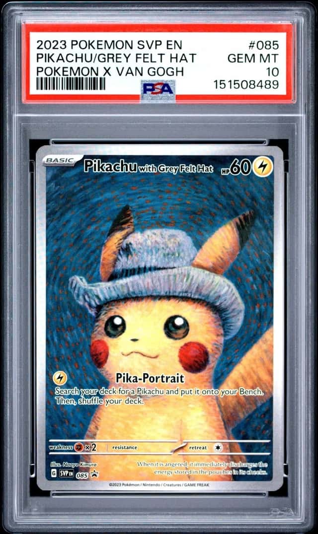 Pikachu/Grey Felt Hat