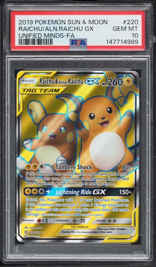 Raichu & Alolan Raichu GX
