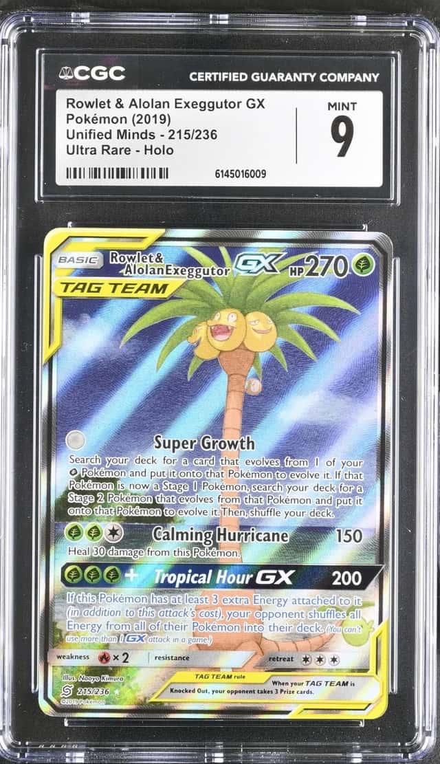Rowlet & Alolan Exeggutor GX