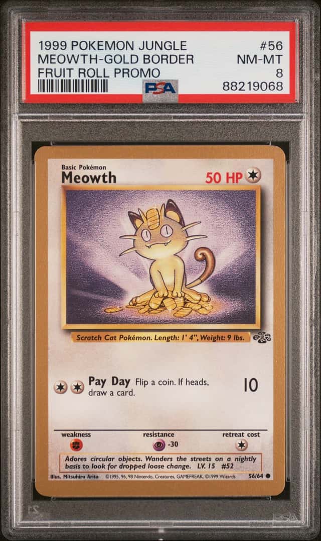 Meowth-Gold Border