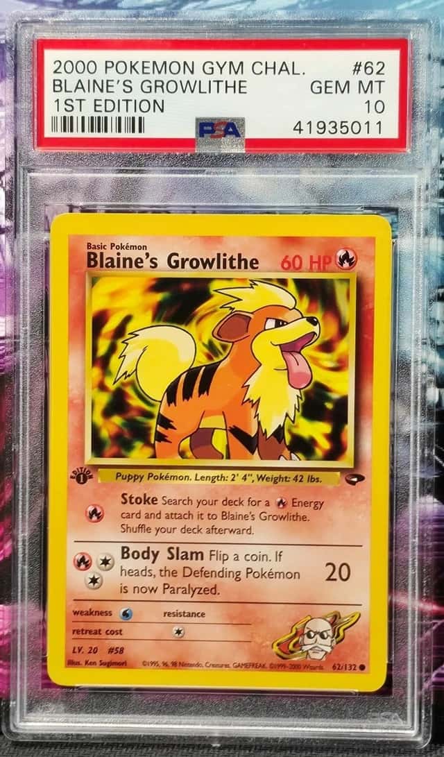 Blaine's Growlithe
