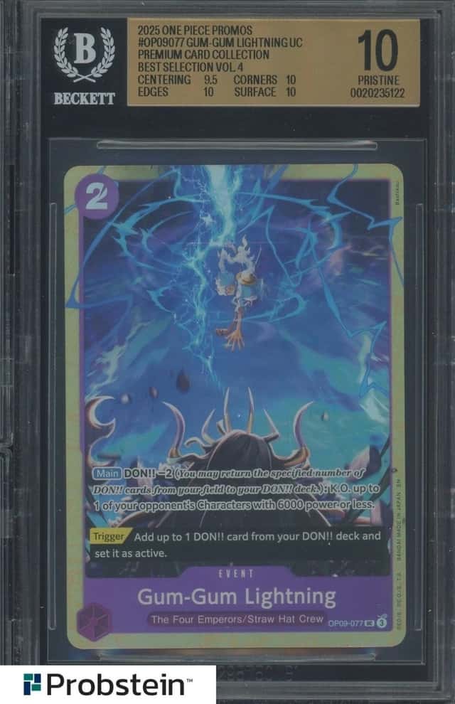 Gum-Gum Lightning UC/(Premium Card Collection Best Selection Vol. 4)