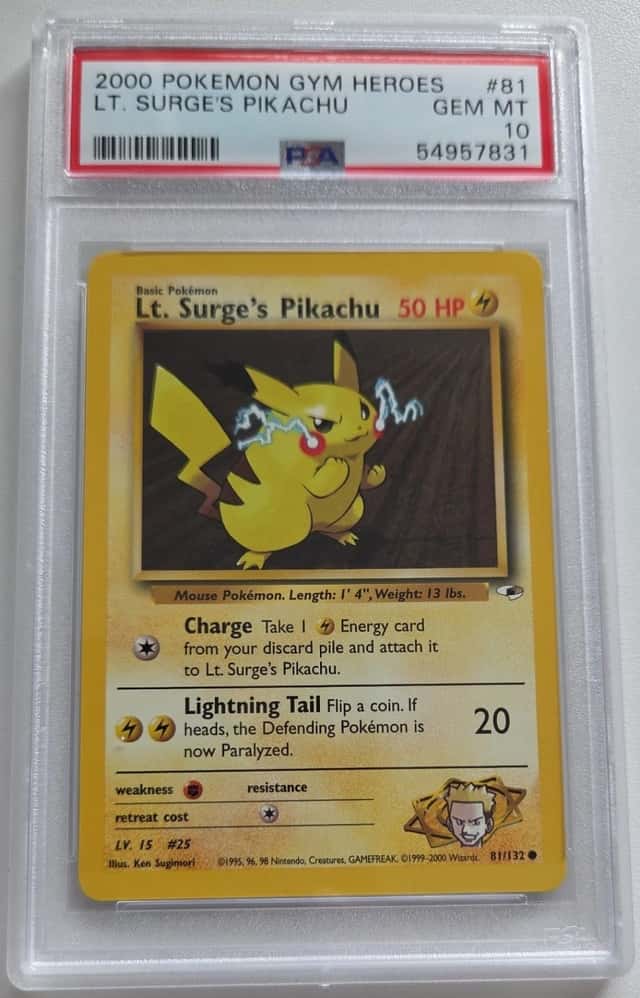 Lt. Surge's Pikachu