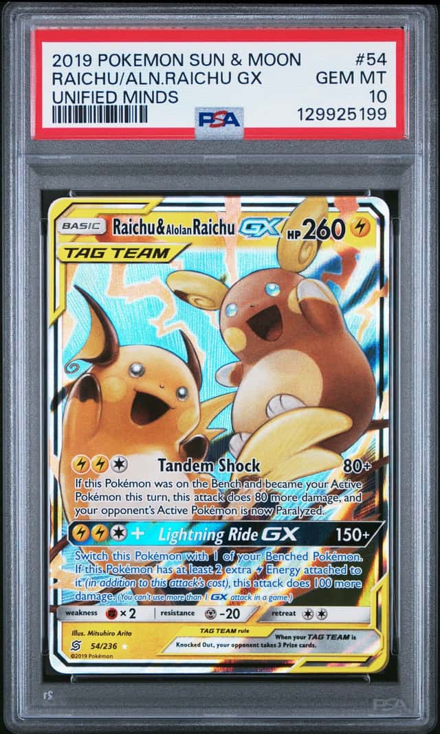 Raichu & Alolan Raichu GX