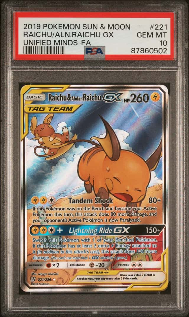 Raichu & Alolan Raichu GX