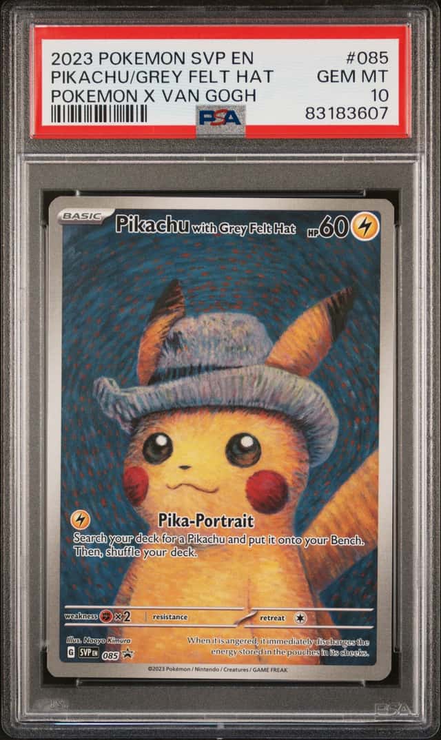 Pikachu/Grey Felt Hat
