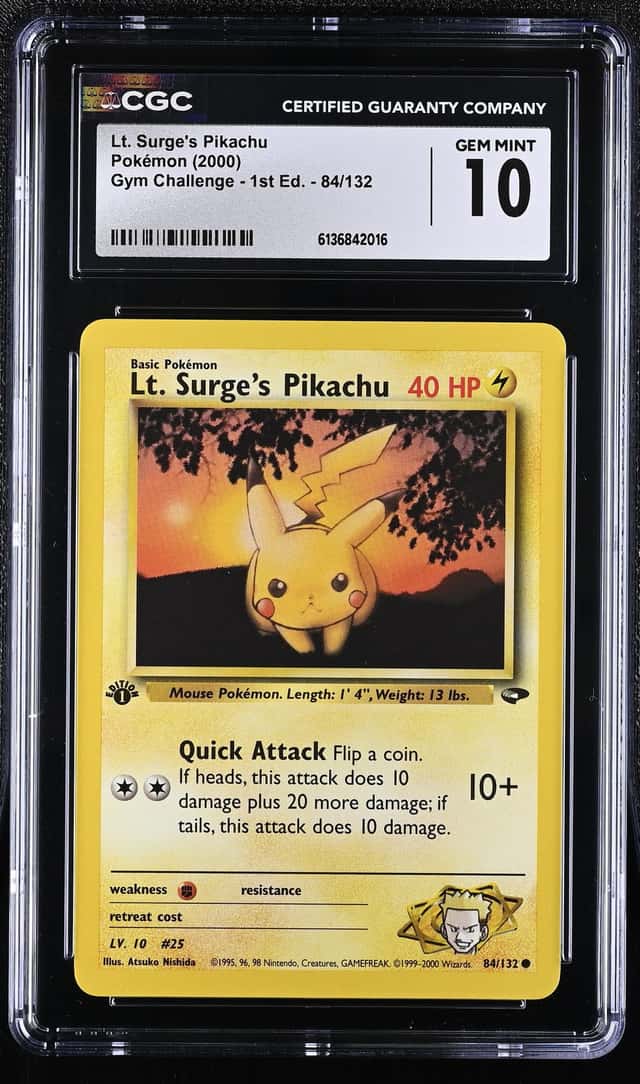 Lt. Surge's Pikachu