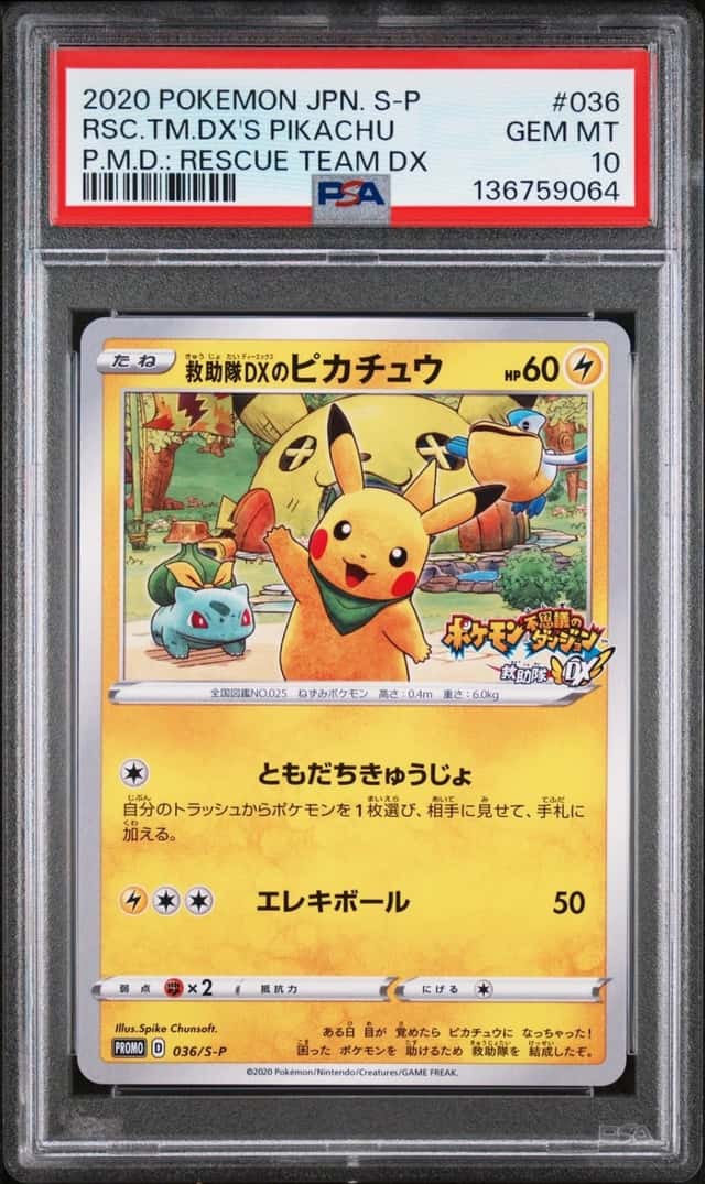 Rescue Team Dx's Pikachu