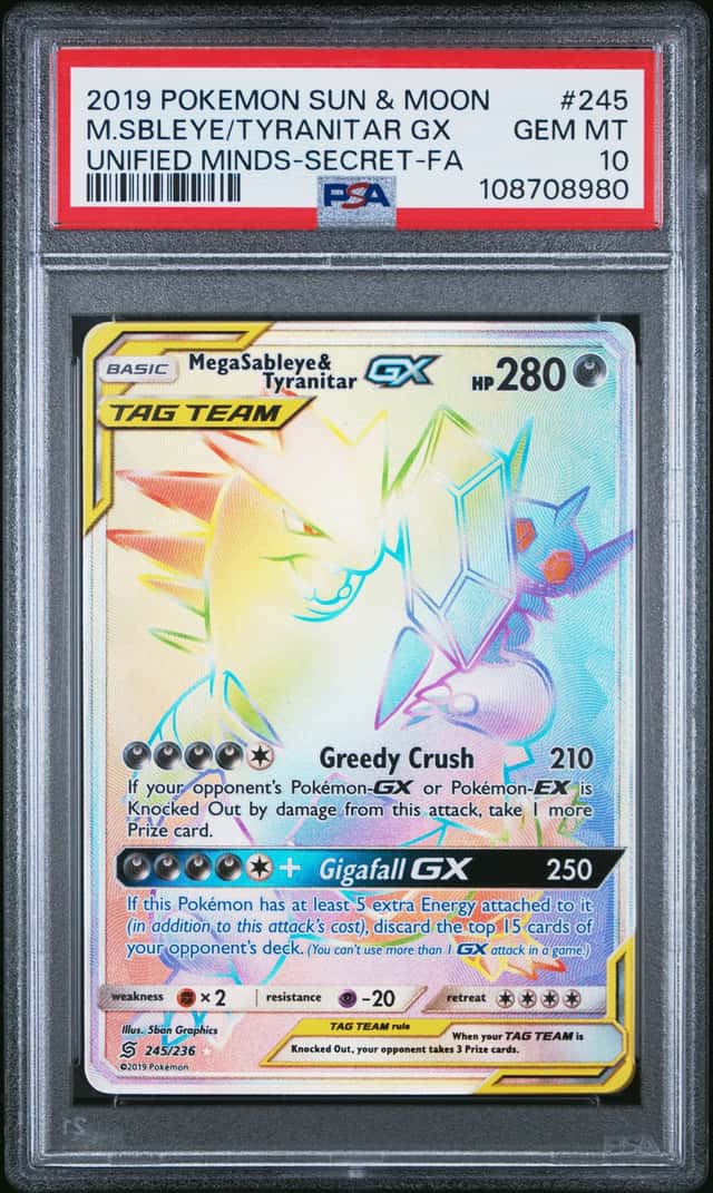 Mega Sableye & Tyranitar GX