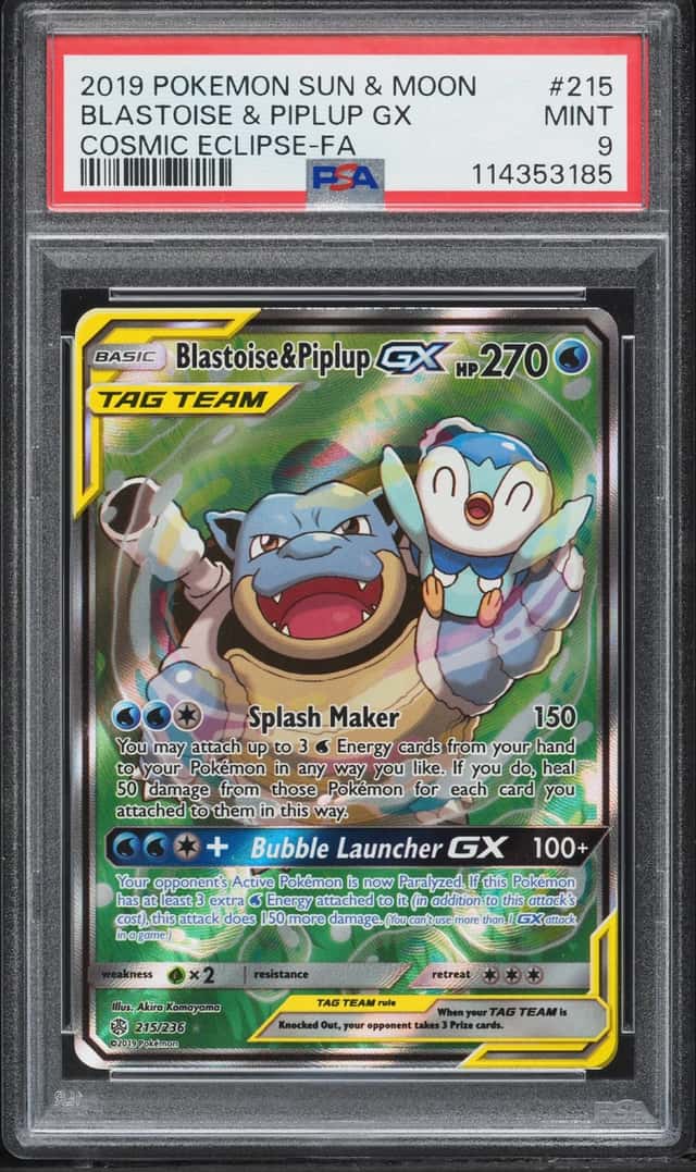 Blastoise & Piplup GX