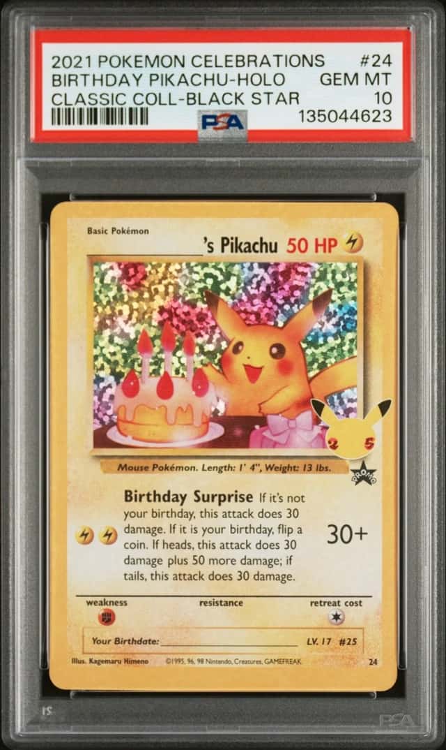 _____'s Pikachu STAMP [25th Anniversary] TEXTURED CONFETTI HOLO