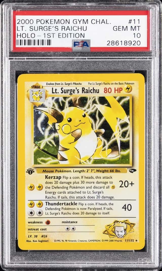 Lt. Surge's Raichu