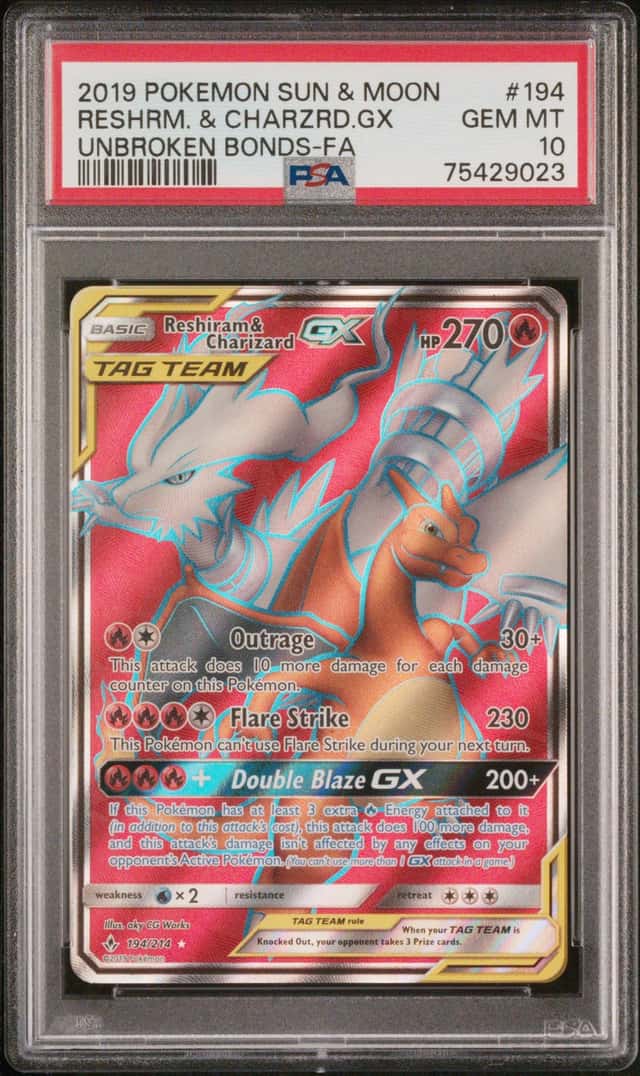Reshiram & Charizard GX