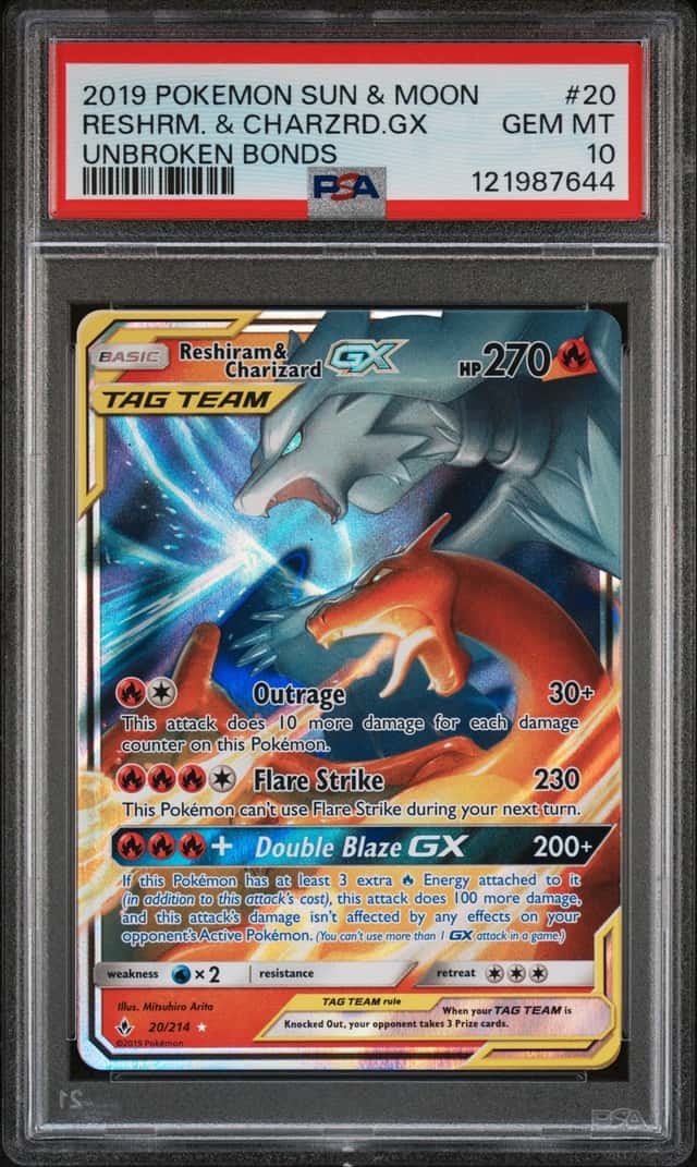 Reshiram & Charizard GX