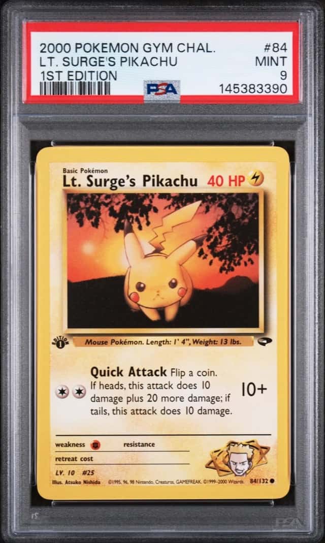 Lt. Surge's Pikachu
