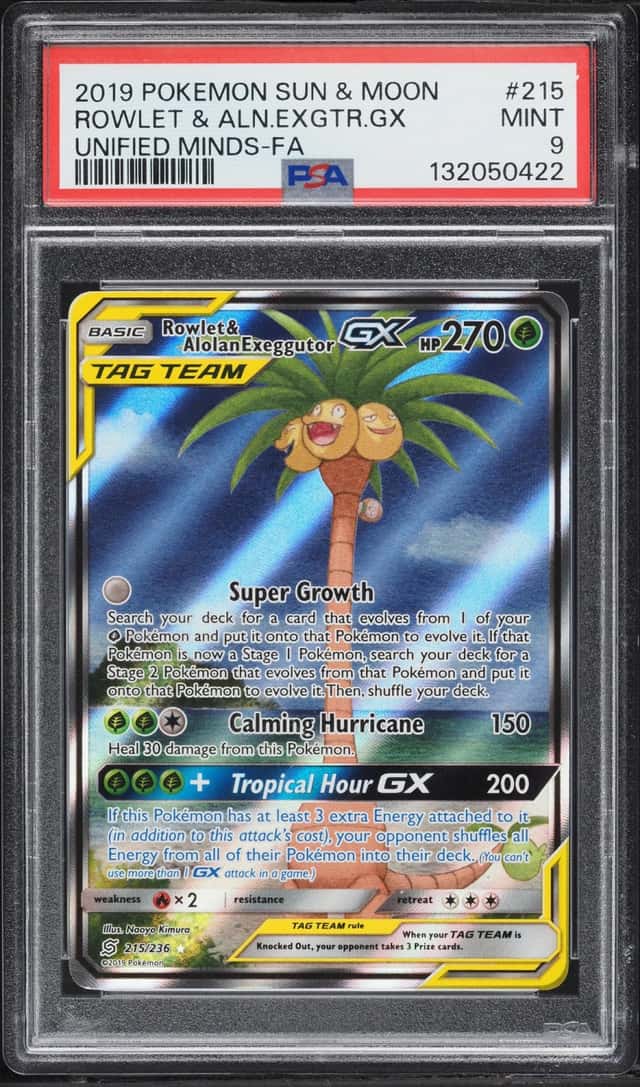Rowlet & Alolan Exeggutor GX