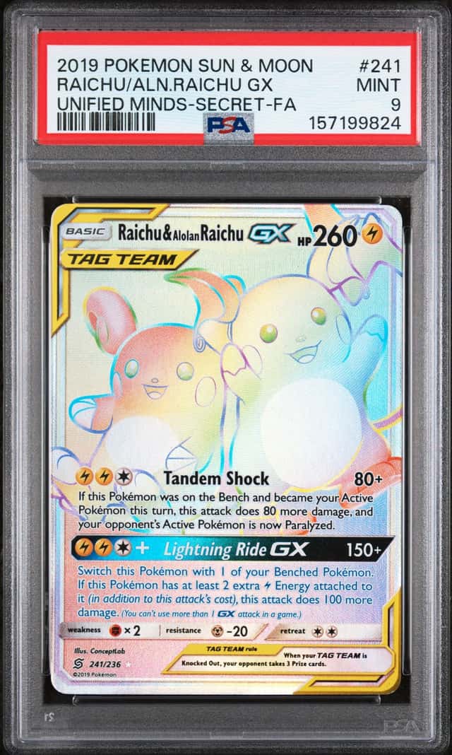 Raichu & Alolan Raichu GX