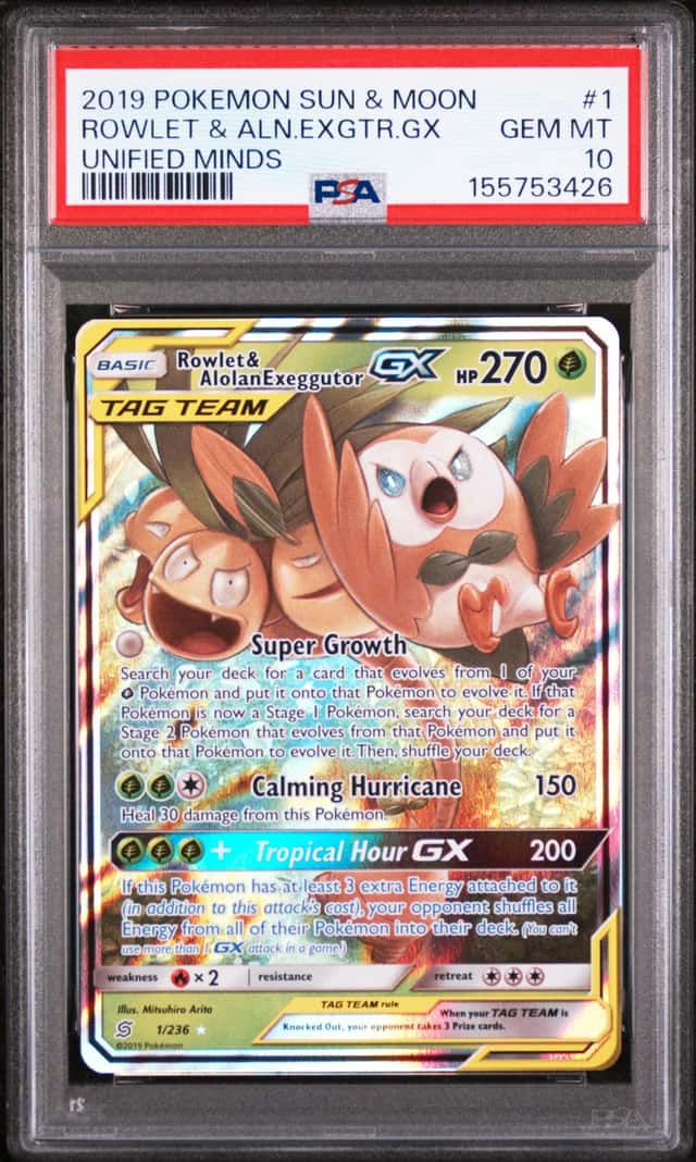 Rowlet & Alolan Exeggutor GX