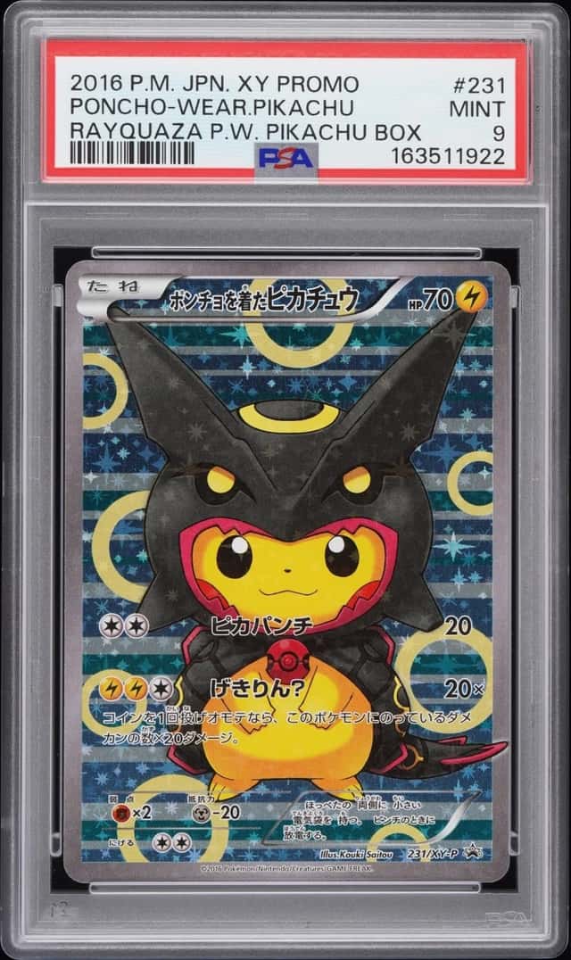 Poncho-wearing Pikachu