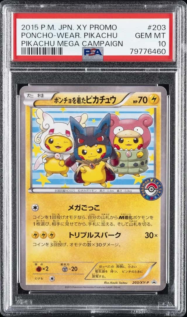 Poncho-Wear Pikachu