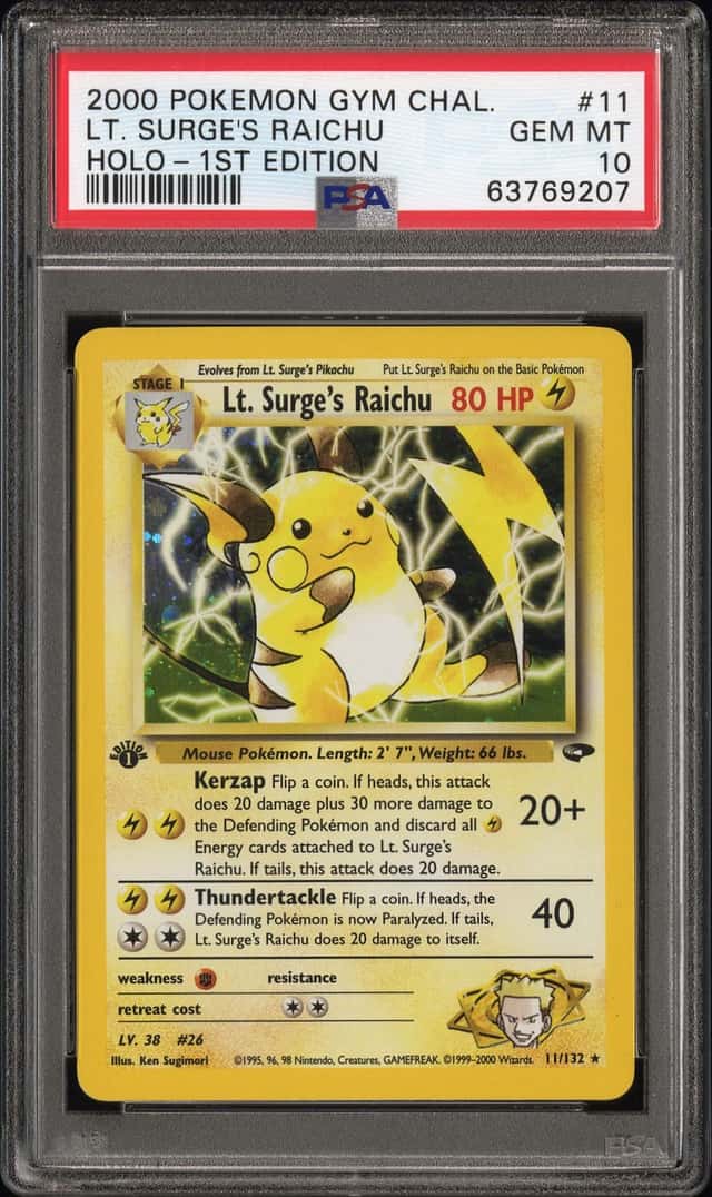 Lt. Surge's Raichu