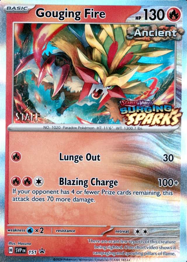 Prerelease · Sparks Staff Surging